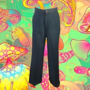 Vintage 70s Dark Green Trousers